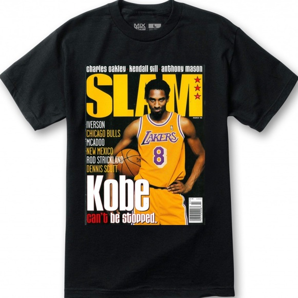 Kobe Bryant Cant Be Stopped Slam Magazine T-Shirt - Picture 1 of 1
